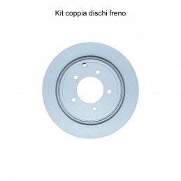 Coppia dischi freno posteriore