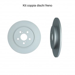 Coppia dischi freno posteriore