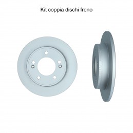 Coppia dischi freno posteriore