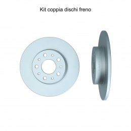 Coppia dischi freno posteriore