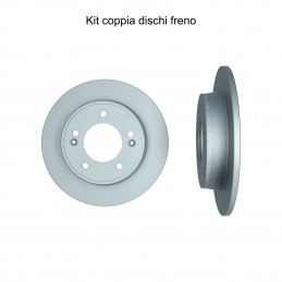 Coppia dischi freno posteriore