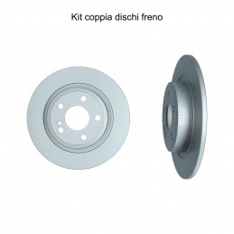 Coppia dischi freno posteriore