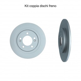 Coppia dischi freno posteriore