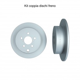 Coppia dischi freno posteriore