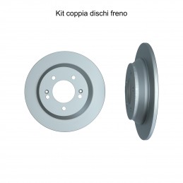 Coppia dischi freno posteriore