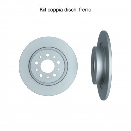 Coppia dischi freno posteriore