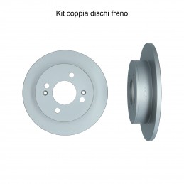 Coppia dischi freno posteriore