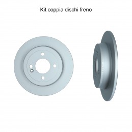 Coppia dischi freno posteriore