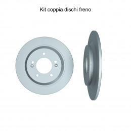 Coppia dischi freno posteriore