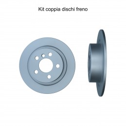 Coppia dischi freno posteriore