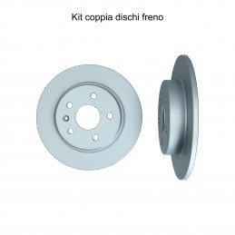 Coppia dischi freno posteriore