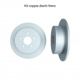 Coppia dischi freno posteriore
