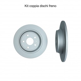 Coppia dischi freno posteriore