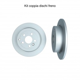 Coppia dischi freno posteriore