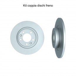 Coppia dischi freno posteriore