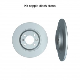 Coppia dischi freno posteriore