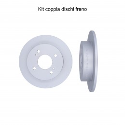 Coppia dischi freno posteriore
