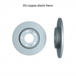 Coppia dischi freno posteriore