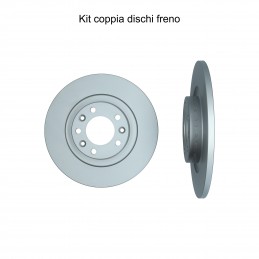 Coppia dischi freno posteriore