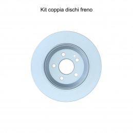 Coppia dischi freno posteriore