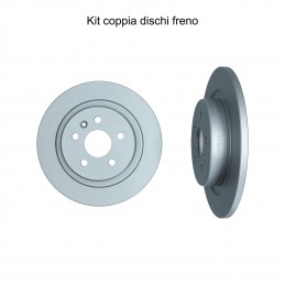 Coppia dischi freno posteriore