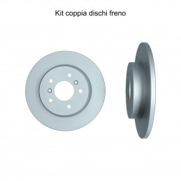 Coppia dischi freno posteriore