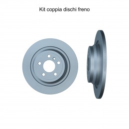 Coppia dischi freno posteriore