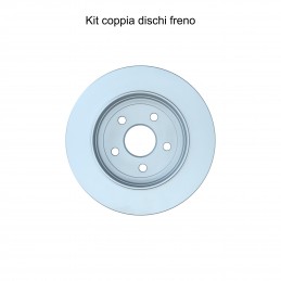 Coppia dischi freno posteriore