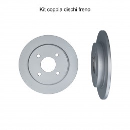 Coppia dischi freno posteriore