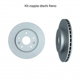 Coppia dischi freno posteriore