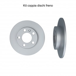 Coppia dischi freno posteriore