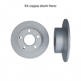 Coppia dischi freno posteriore