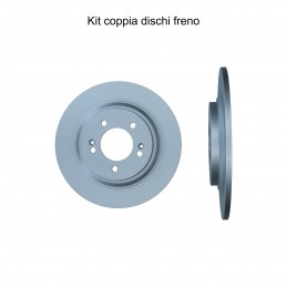 Coppia dischi freno posteriore