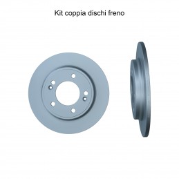 Coppia dischi freno posteriore