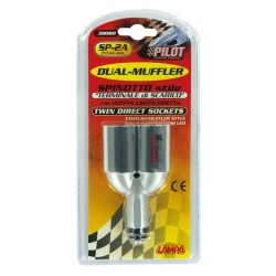 Dual Muffler presa corrente...