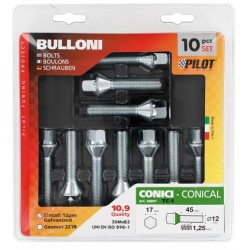 Set 10 bulloni conici TC1