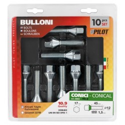 Set 10 bulloni conici TC2