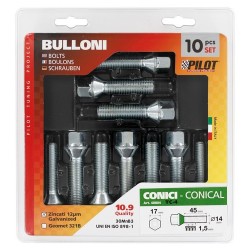 Set 10 bulloni conici TC4