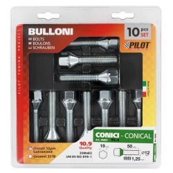 Set 10 bulloni conici TC5