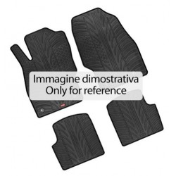 Set tappeti su misura in gomma