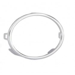 Cornice fendinebbia cromata guida - sx