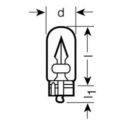 Osram 284502B Lampadina W5W