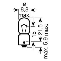 Osram Lampadina BA9s con...