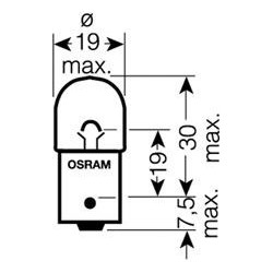 Osram Lampadina R10W con...