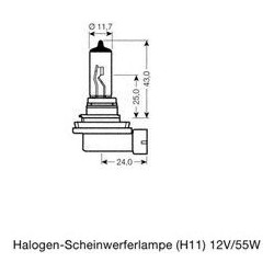 Osram Original Lampadina H11