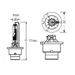 Osram 66250CBI Lampadina D2R