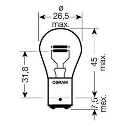 Osram Lampadina P21/4W 24V...