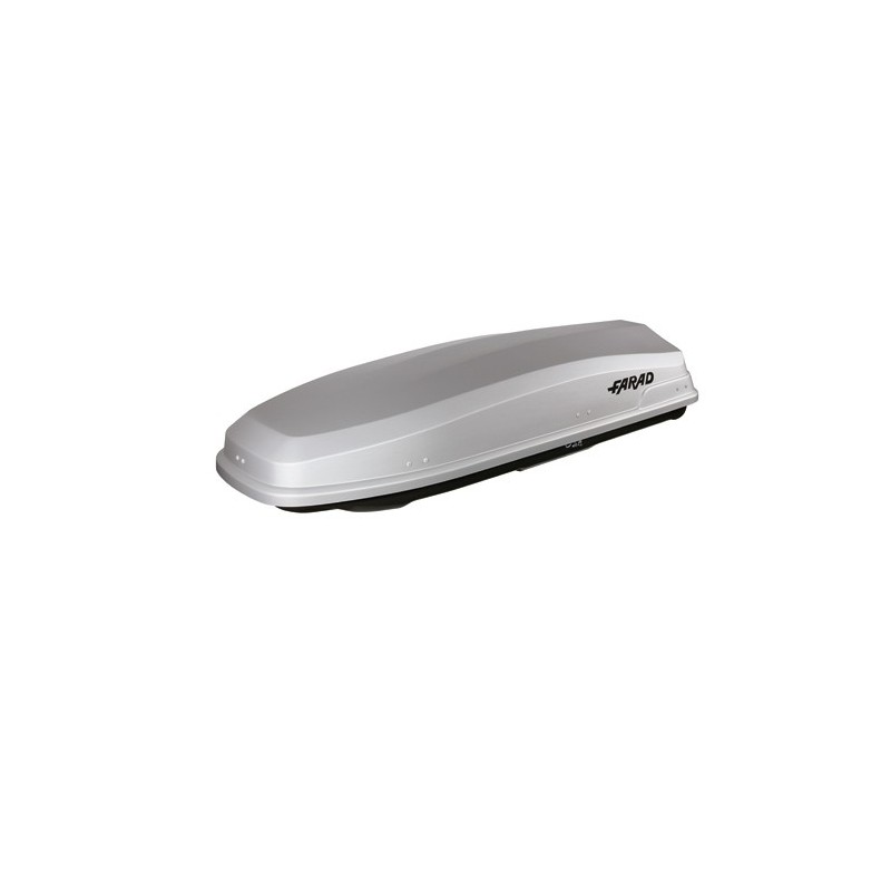Farad Torpedo F7 Box baule portapacchi 490 lt grigio satinato 195x80x40