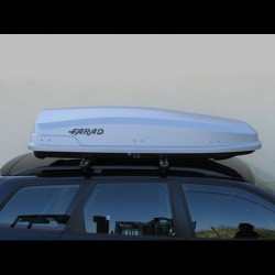 Farad Torpedo F7 Box baule portapacchi 490 lt grigio satinato 195x80x40
