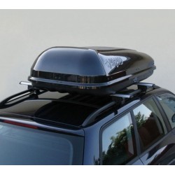Farad Barracuda F1 Box baule portapacchi 400 lt nero lucido 160x80x40